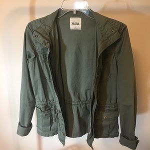 Green army jacket